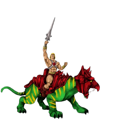 He-Man Saudação