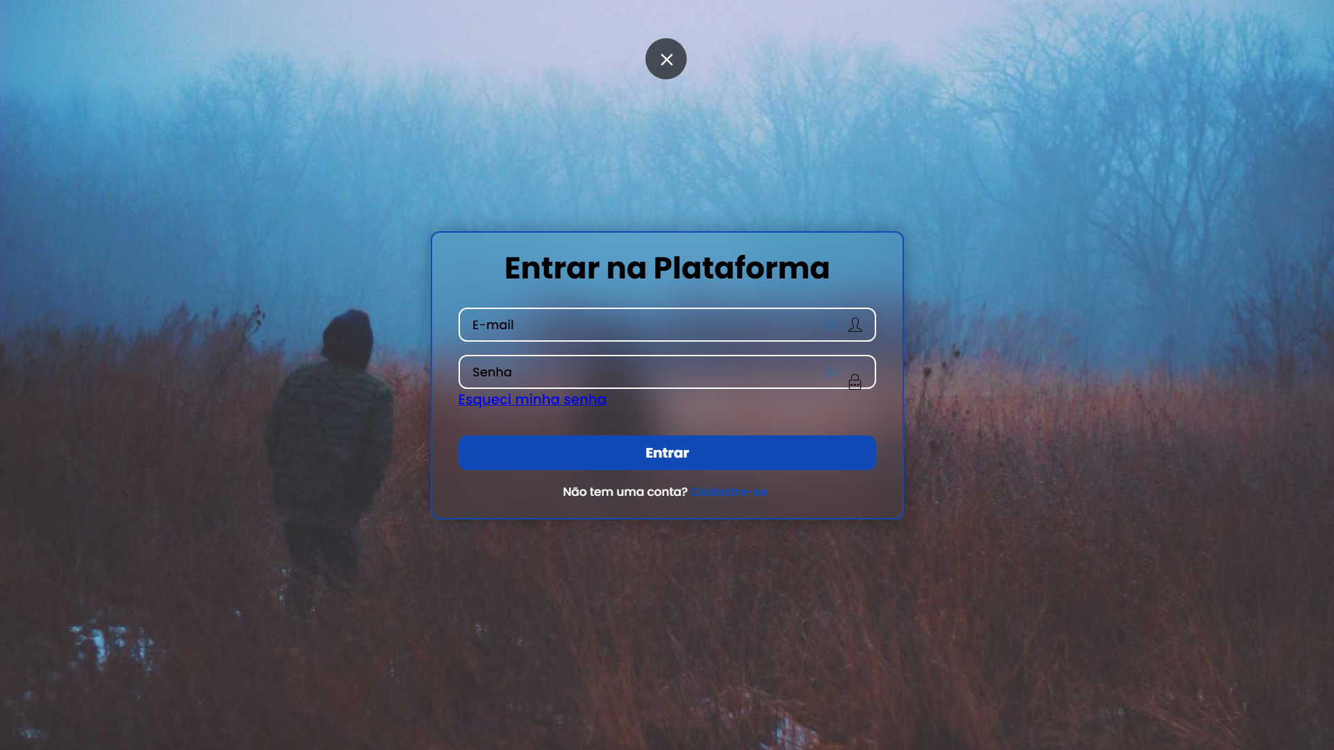 Página de login funcional